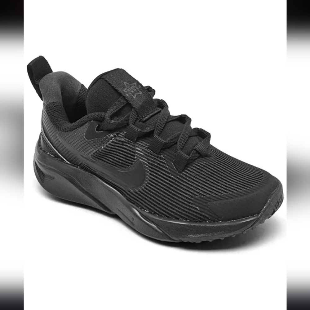 Nike Kids All-Black Athletic Sneakers